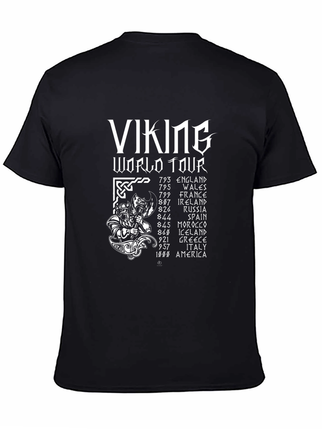 Viking World Tour Black T-Shirt