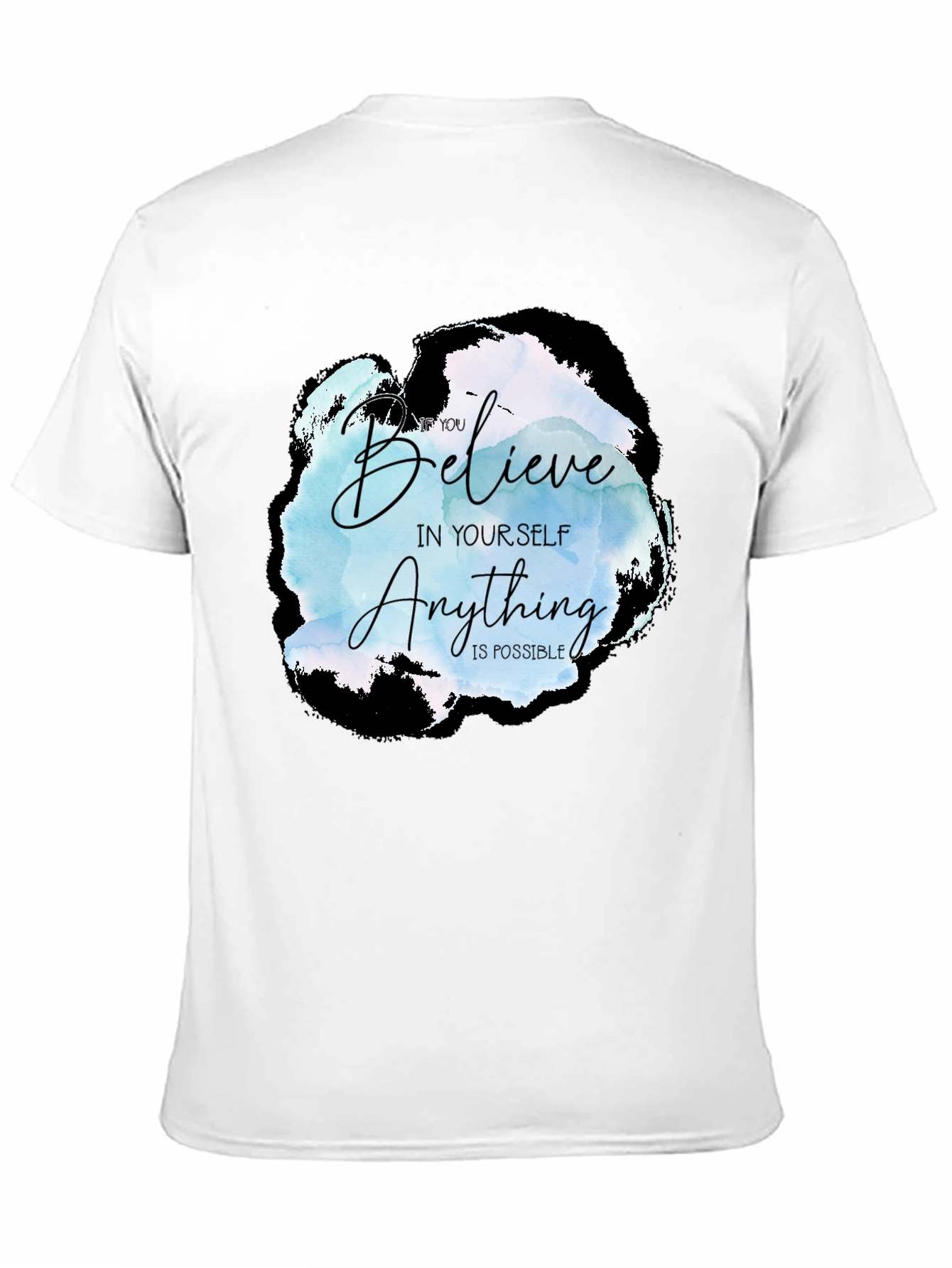 Believe in Yourself Graphic Tee - Black
