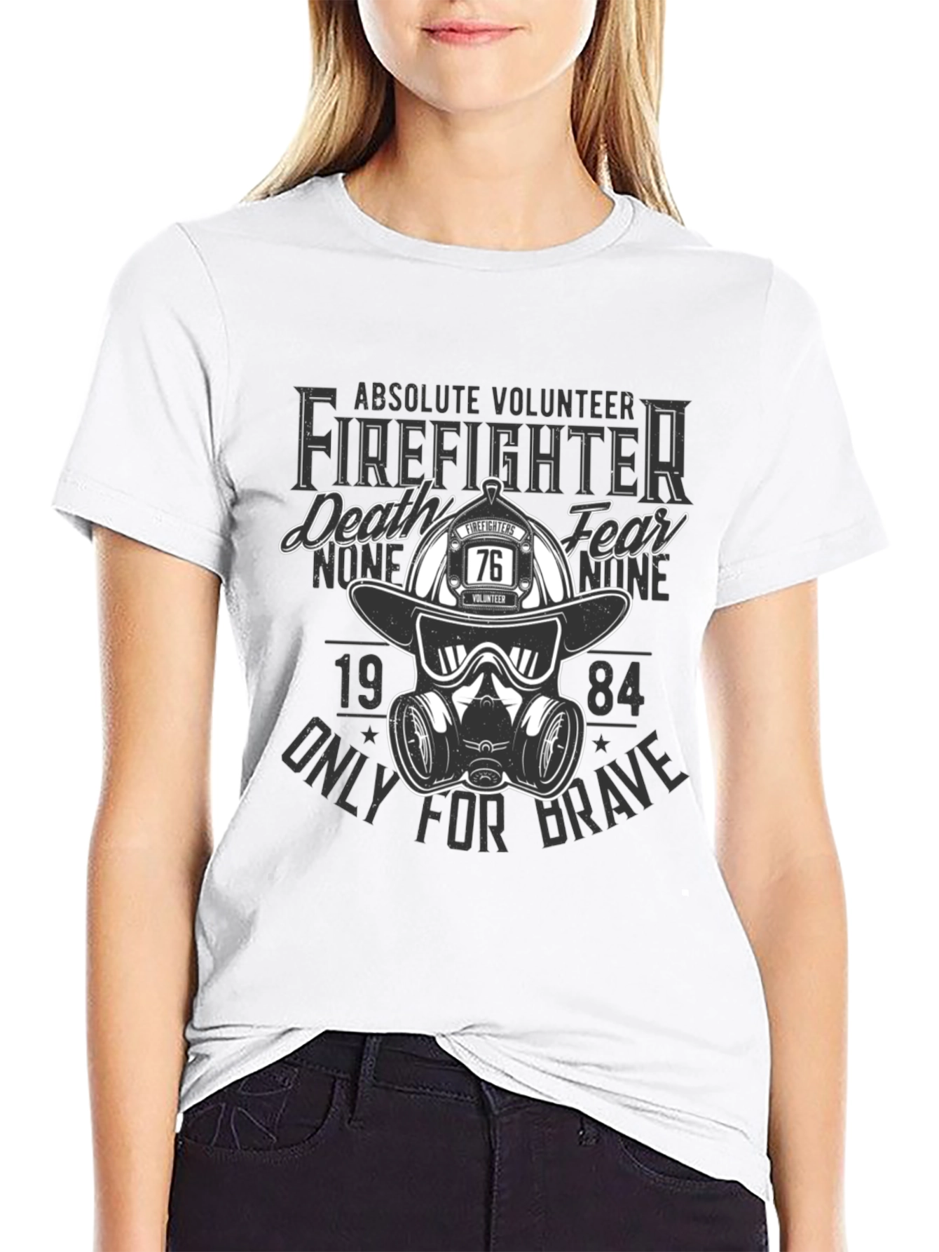 Volunteer Firefighter T-Shirt - Death None Fear