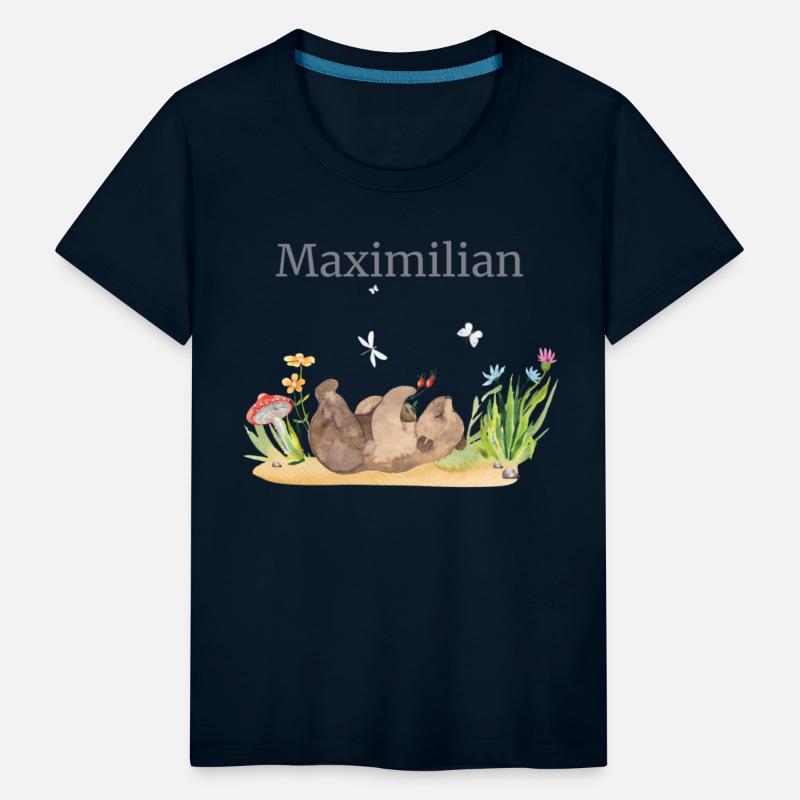 Waldtier Bär Flowers Name Maximilian