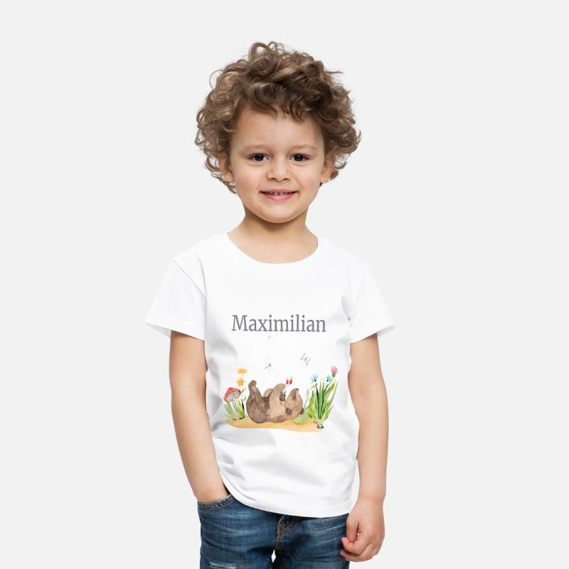 Waldtier Bär Flowers Name Maximilian