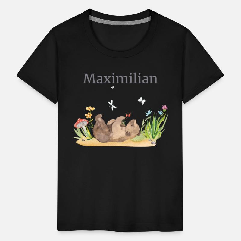 Waldtier Bär Flowers Name Maximilian