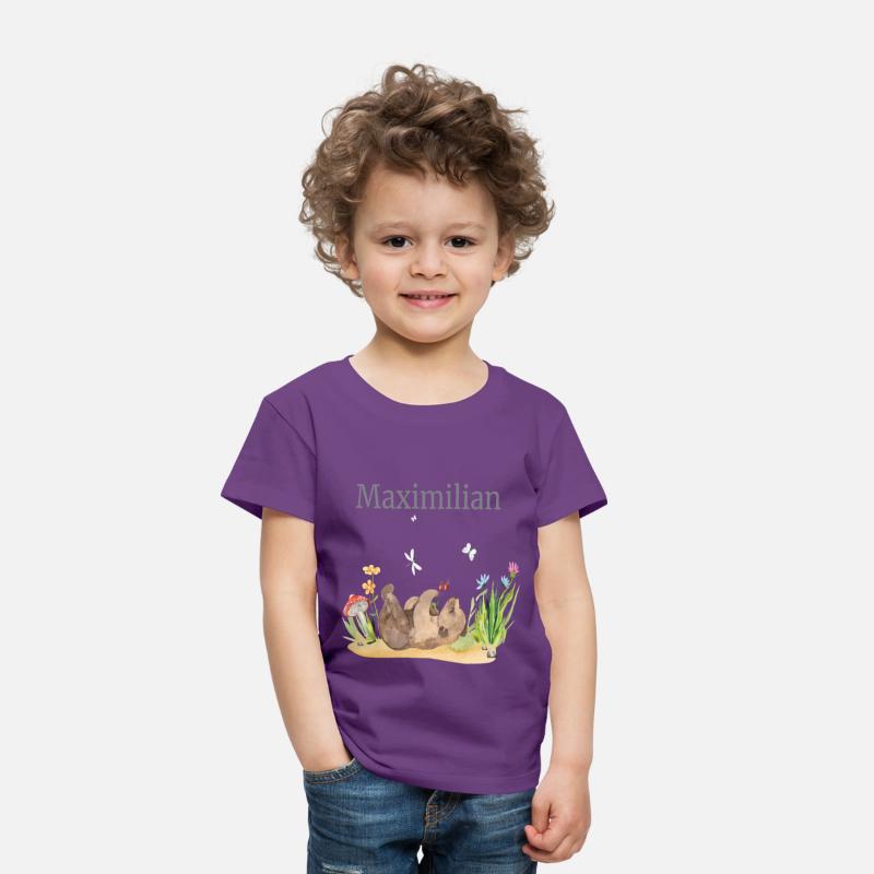 Waldtier Bär Flowers Name Maximilian