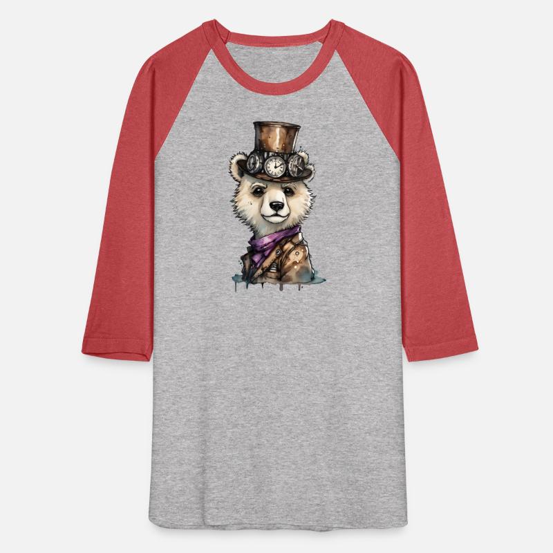 Well-dressed skeptical polar bear