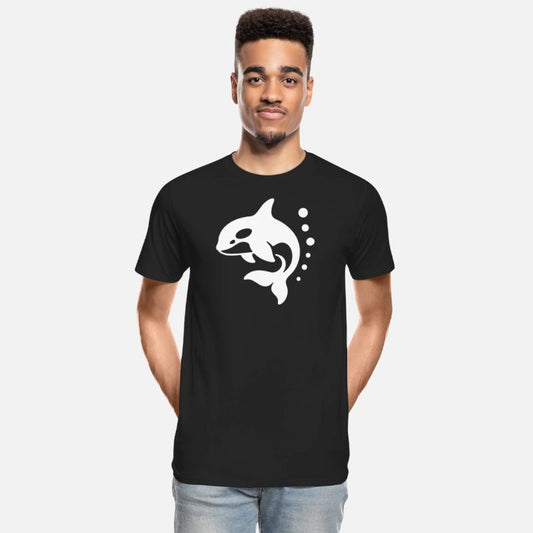 Whimsical Dolphin Silhouette Design