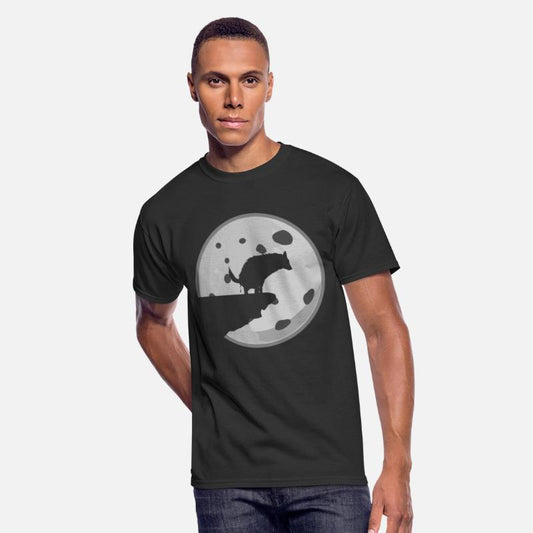 White Shepherd Dogs Shitting Dog Moon