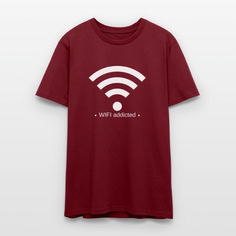 WIFI addicted tee, internet, computer, nerds