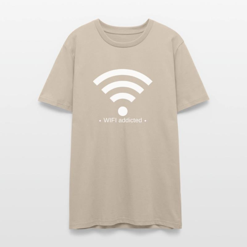 WIFI addicted tee, internet, computer, nerds