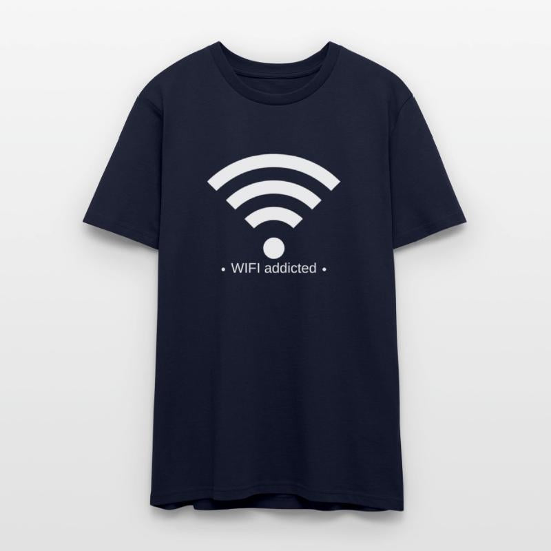 WIFI addicted tee, internet, computer, nerds