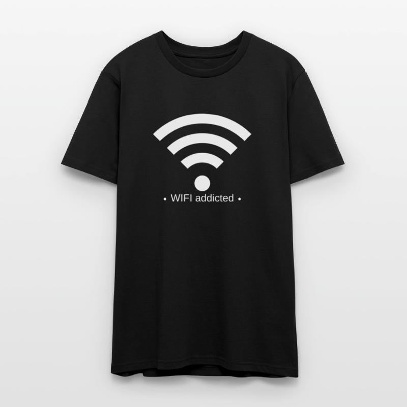 WIFI addicted tee, internet, computer, nerds