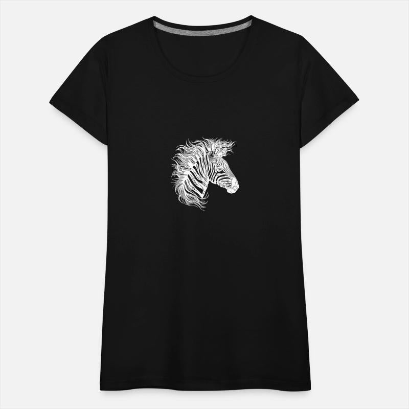 Wild Zebra Mane Tattoo Style Lines