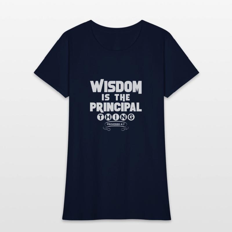 wisdom tshirt white