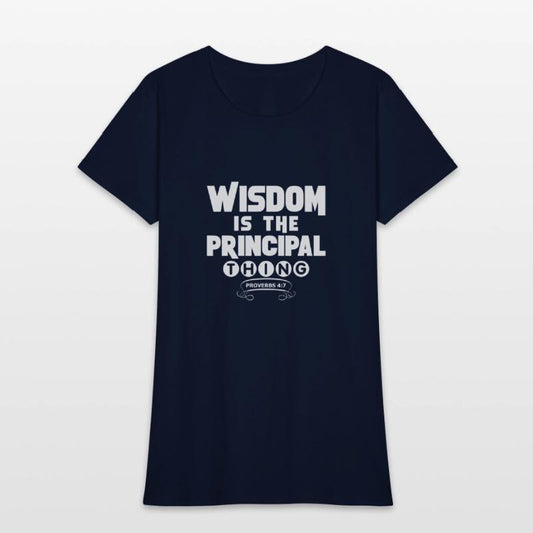 wisdom tshirt white