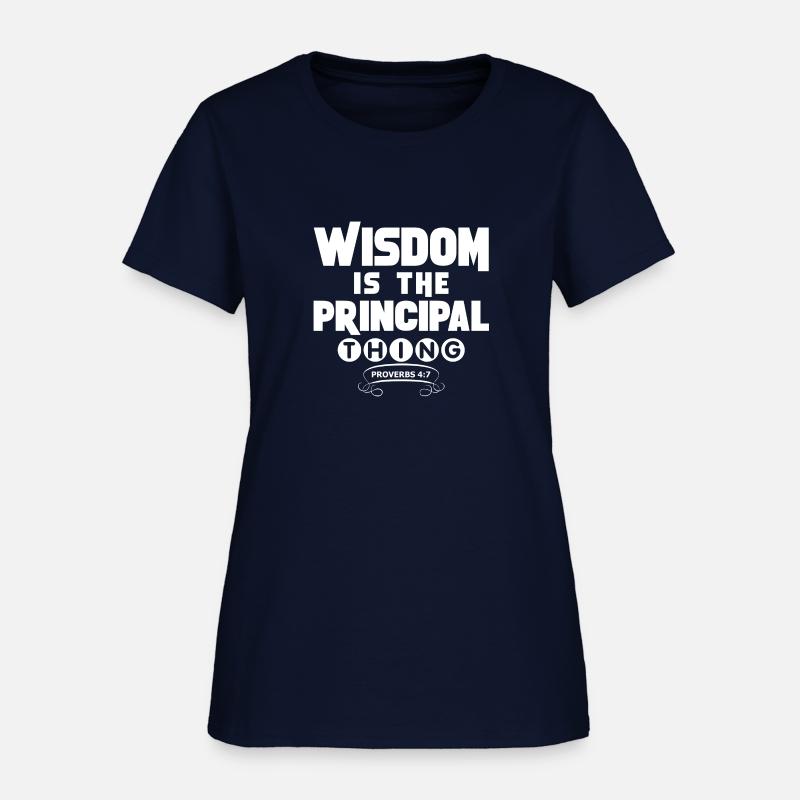 wisdom tshirt white