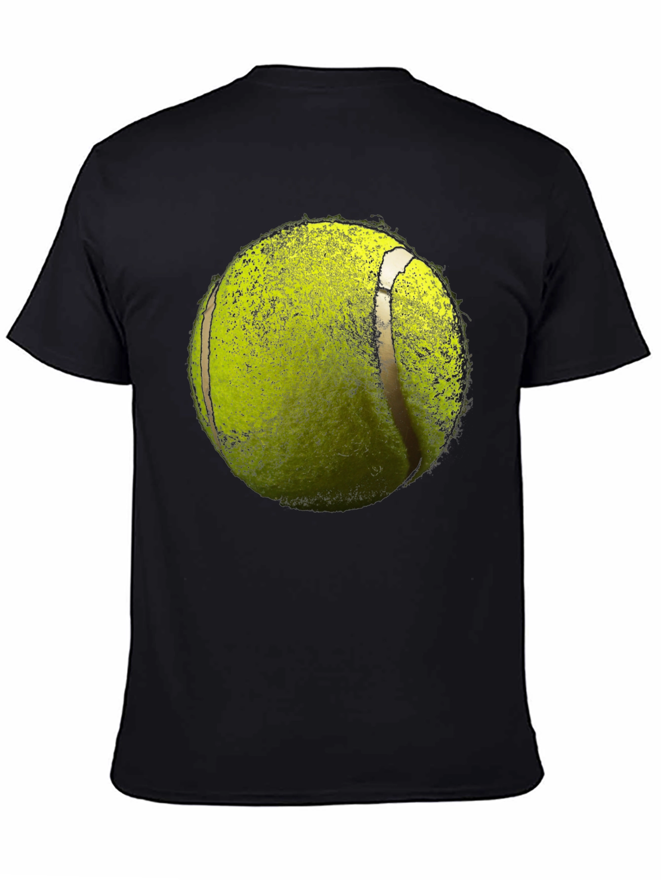 Tennis Ball Graphic Tee - Sporty Style