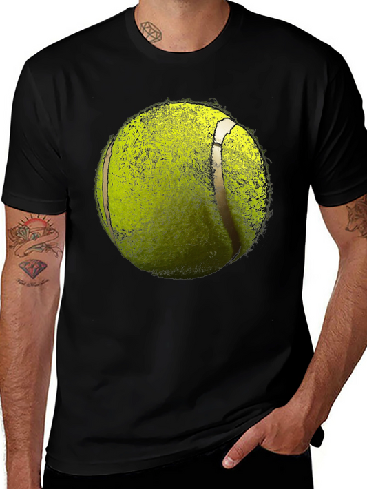 Tennis Ball Graphic Tee - Sporty Style