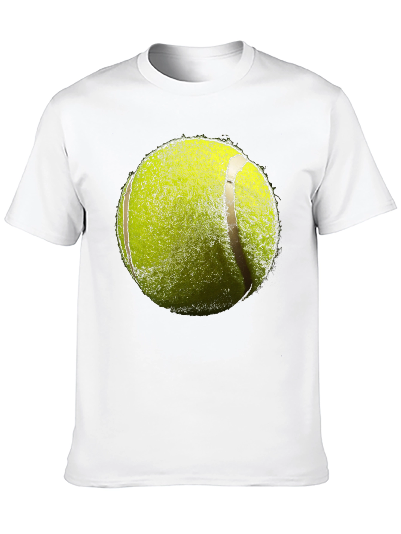 Tennis Ball Graphic Tee - Sporty Style