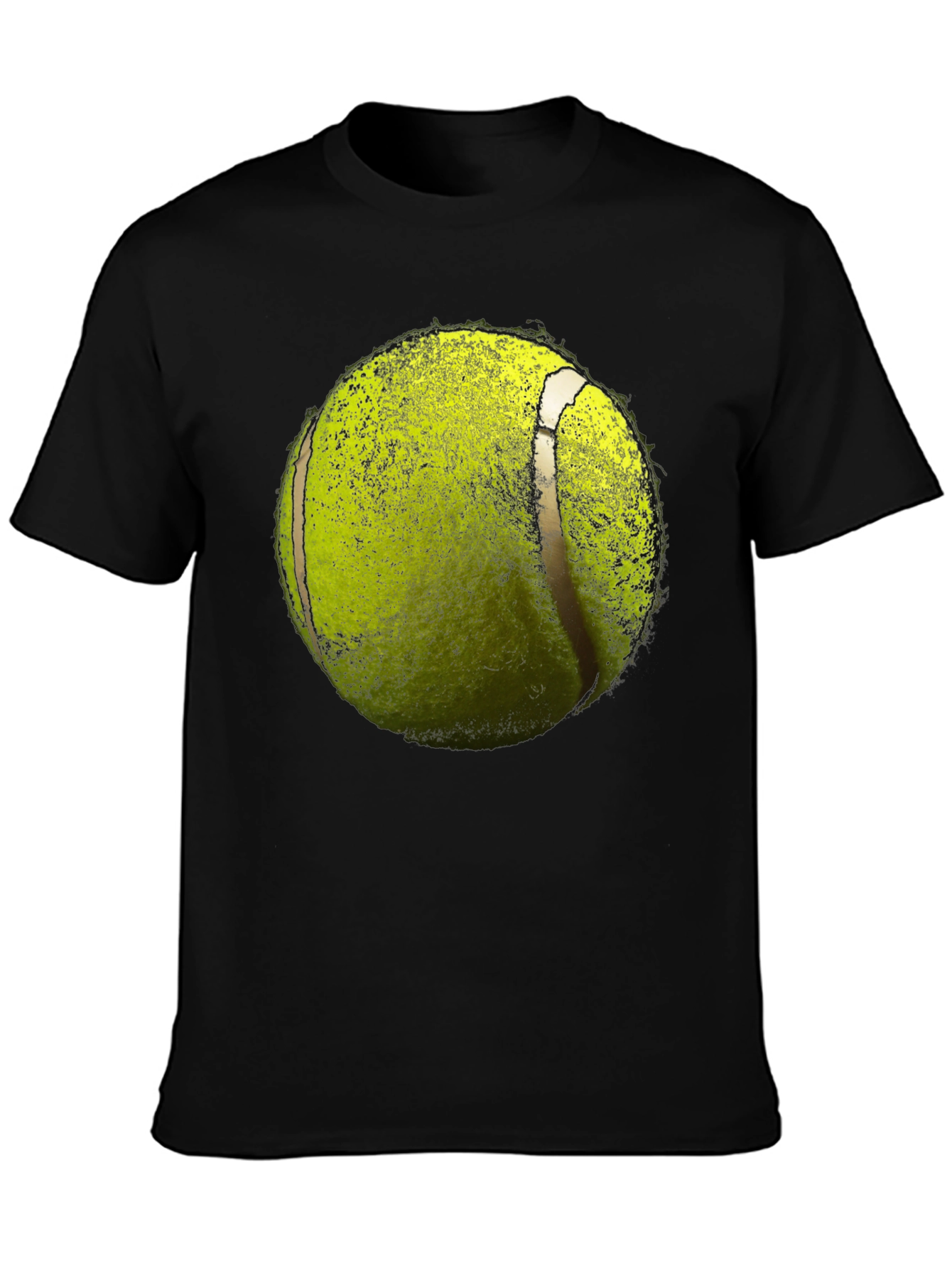 Tennis Ball Graphic Tee - Sporty Style
