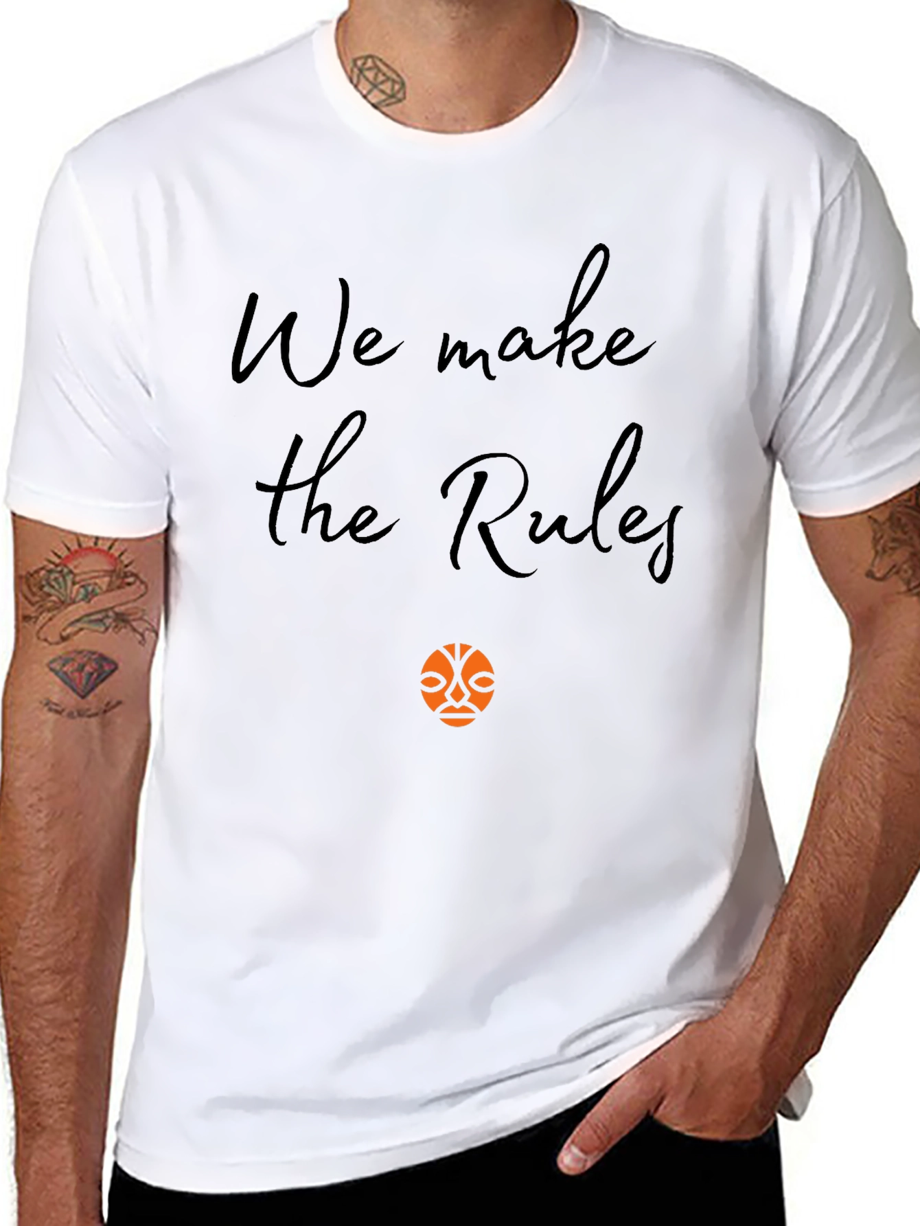 We Make the Rules Black Graphic Tee