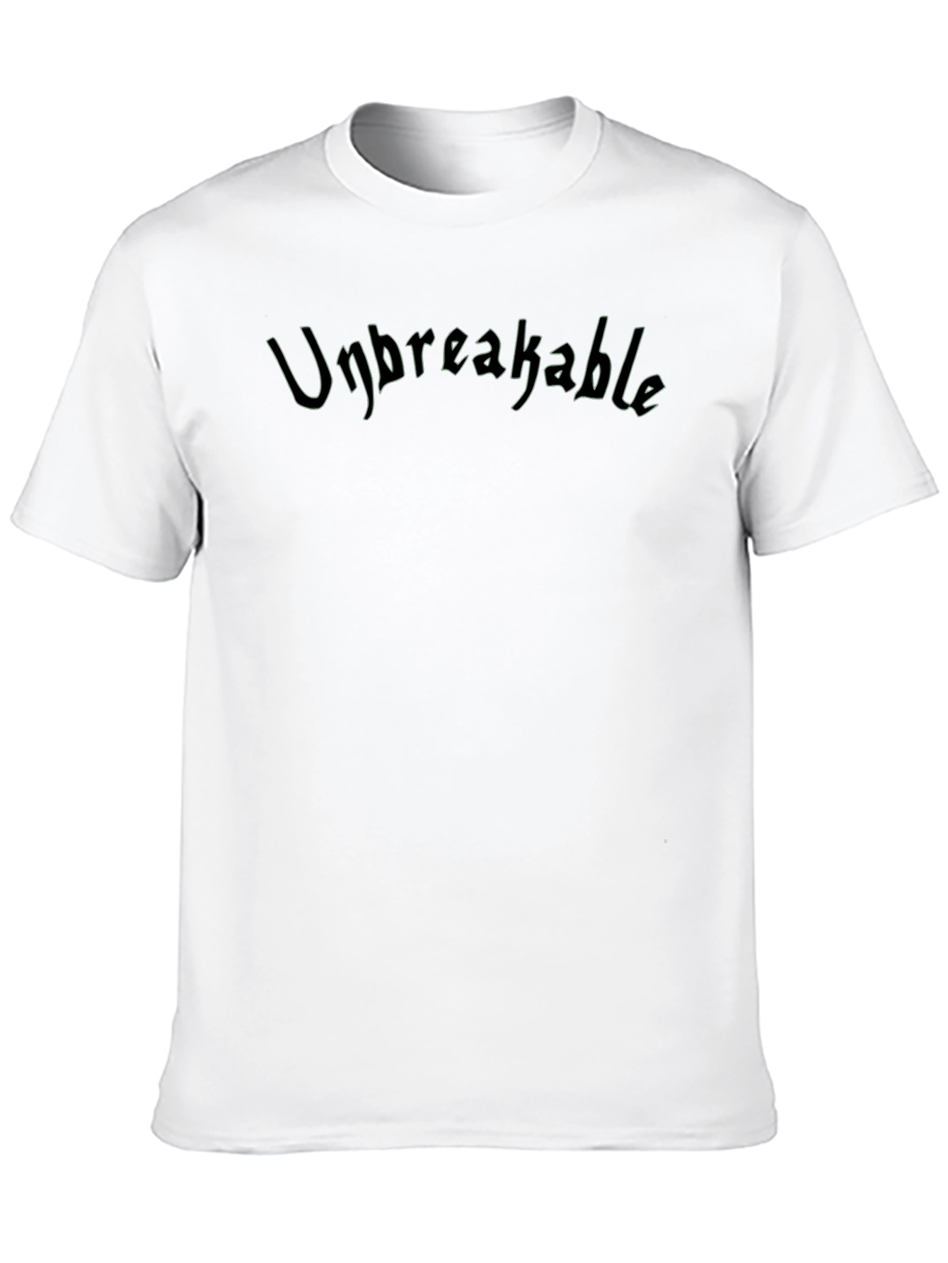 Unbreakable Black Graphic Tee - Stylish Comfort