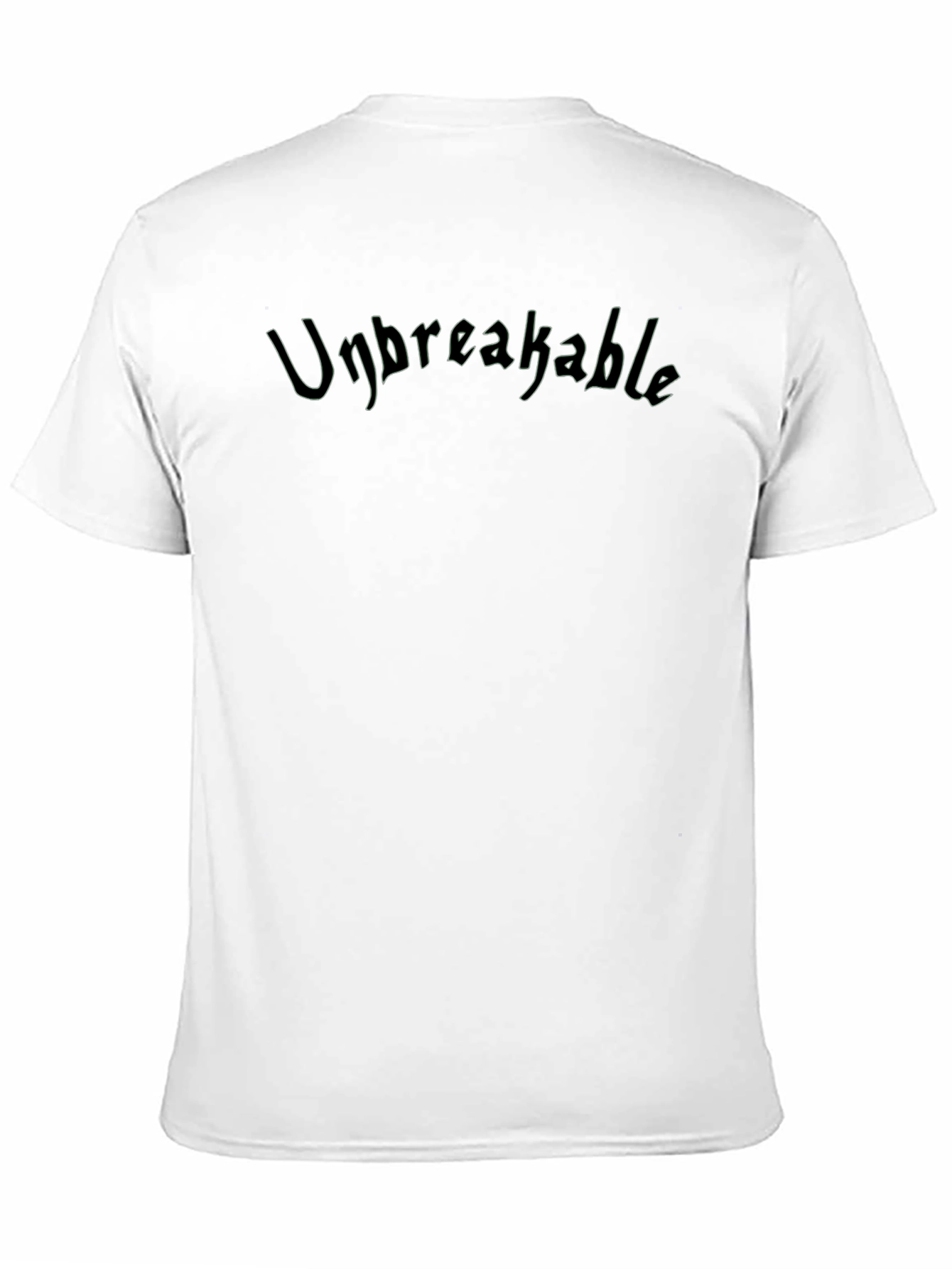 Unbreakable Black Graphic Tee - Stylish Comfort