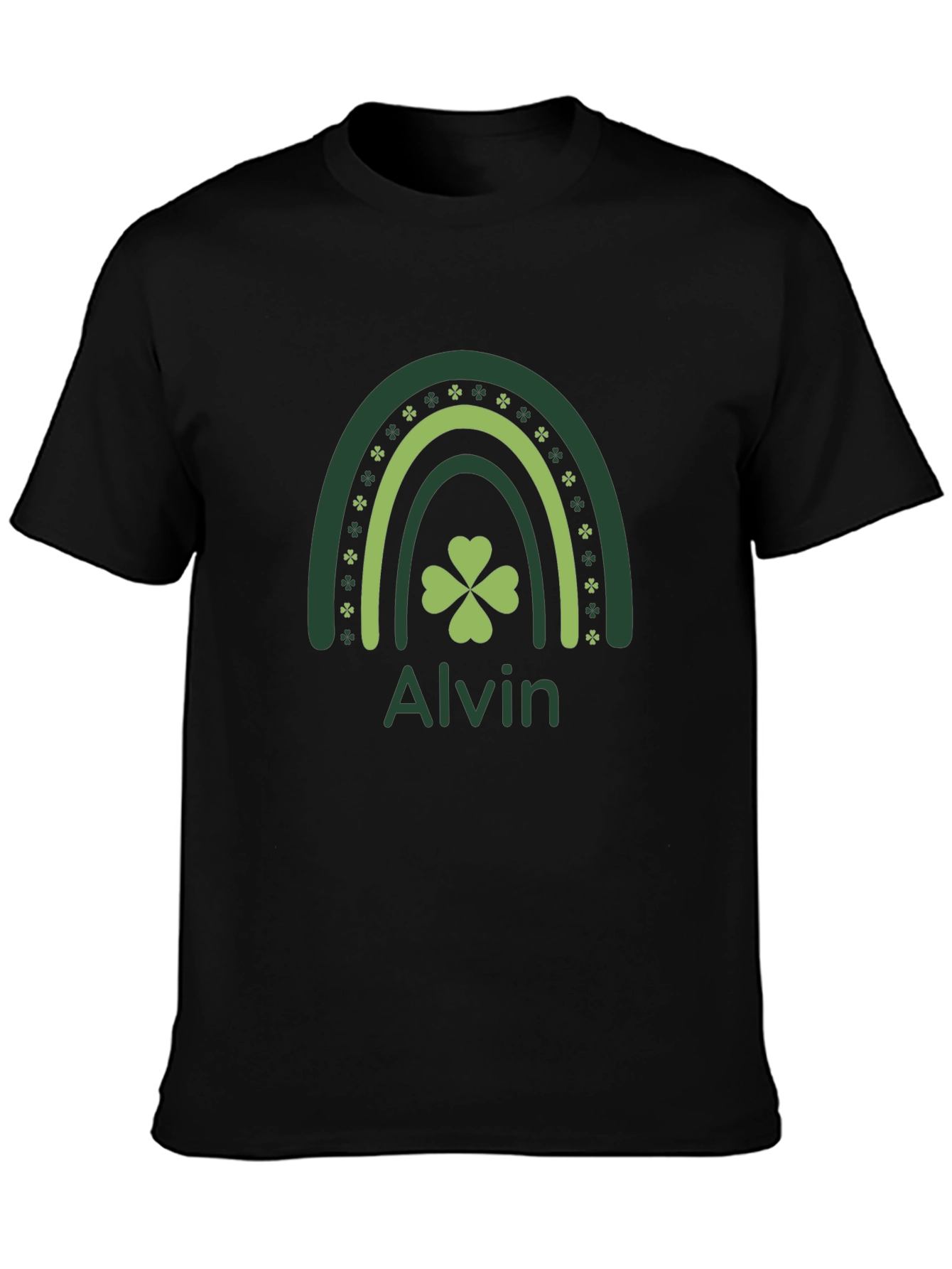 Alvin St. Patricks Day Shamrock Rainbow T-Shirt