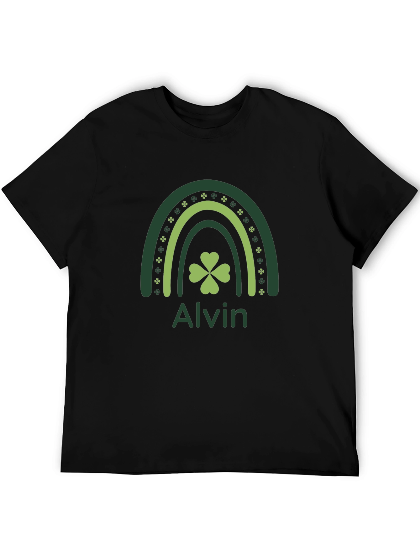 Alvin St. Patricks Day Shamrock Rainbow T-Shirt