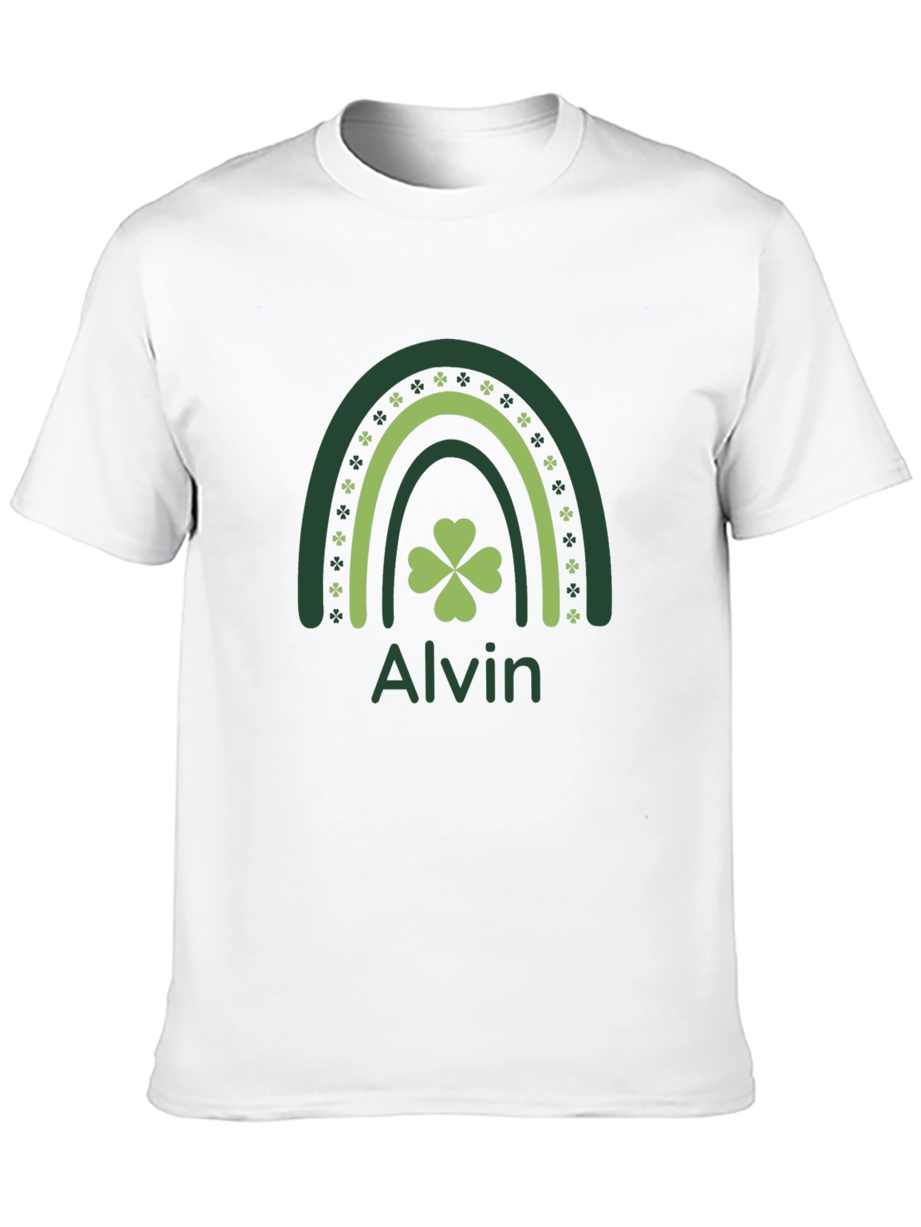 Alvin St. Patricks Day Shamrock Rainbow T-Shirt