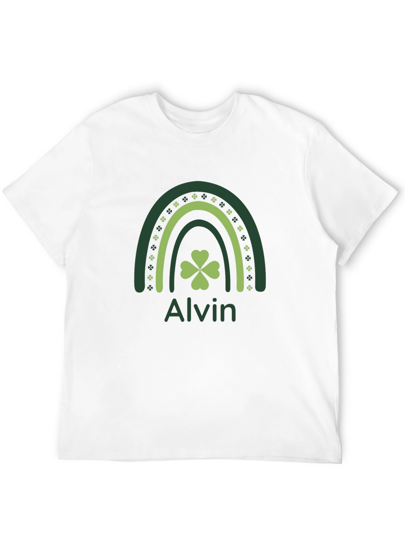 Alvin St. Patricks Day Shamrock Rainbow T-Shirt