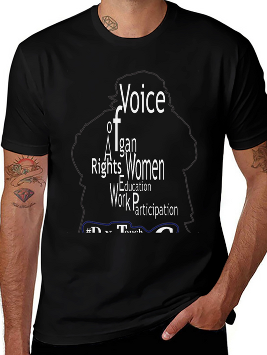 Voice of Afghan Women T-Shirt - Rights Education Work