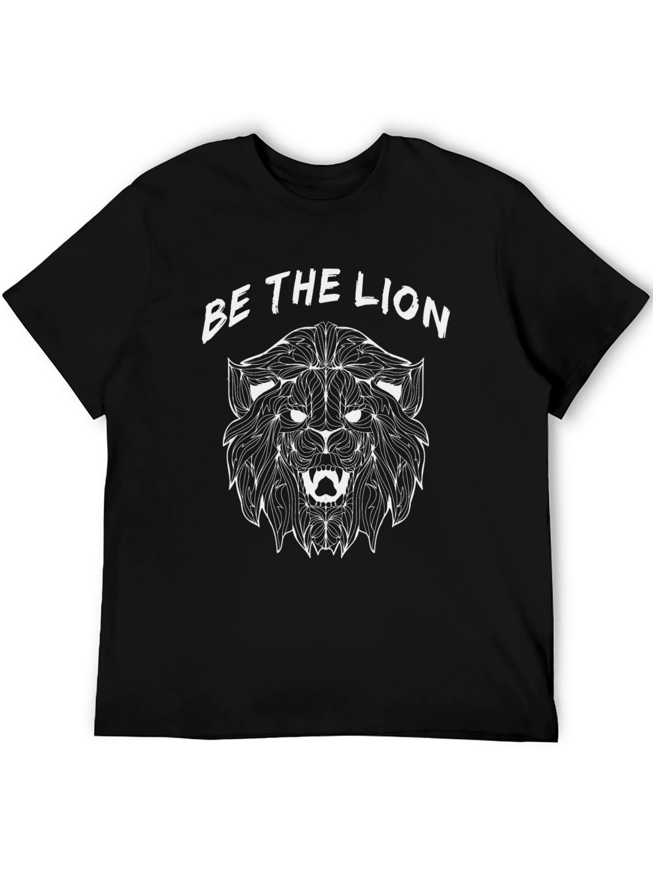 Be the Lion Graphic Tee - Black