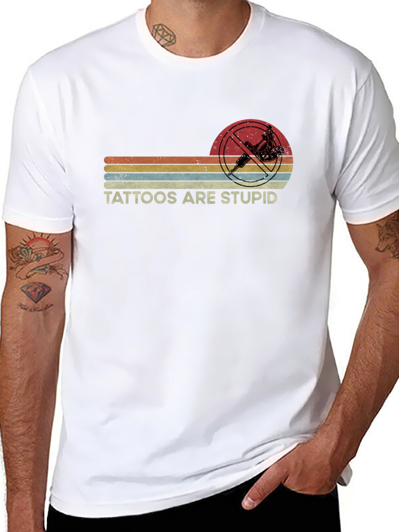 Tattoos Are Stupid Graphic Tee