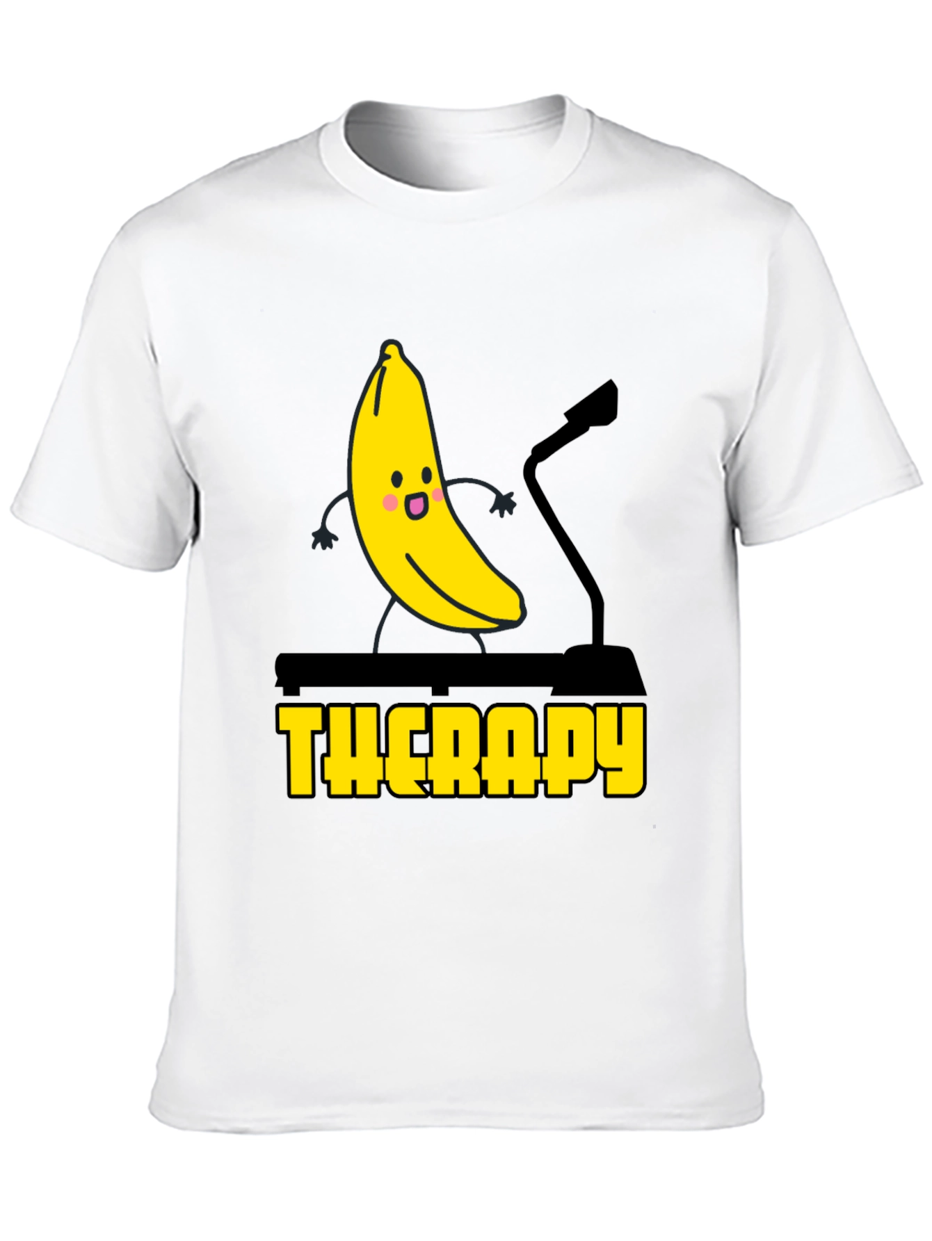 Banana Therapy Graphic Tee - Black