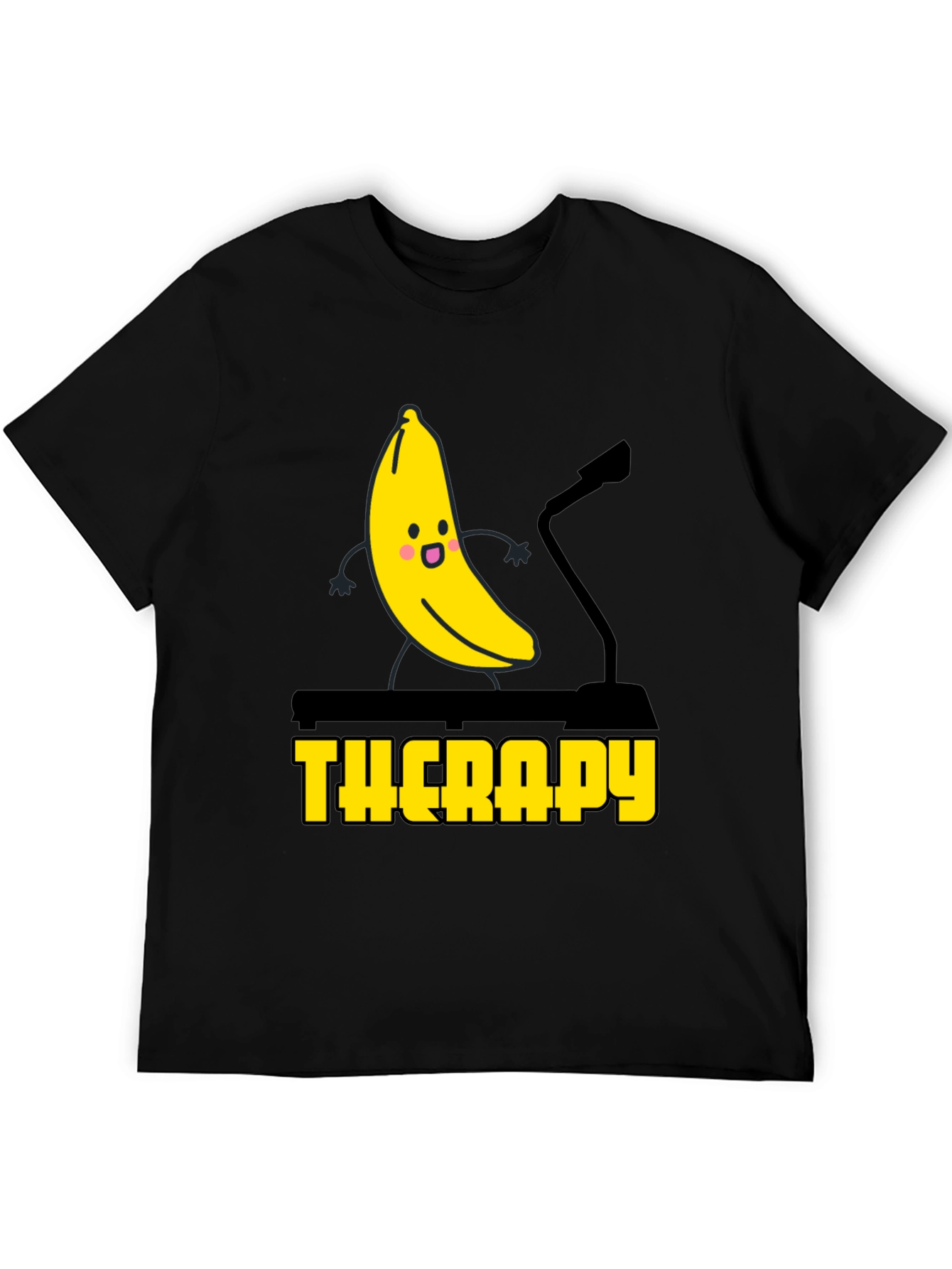 Banana Therapy Graphic Tee - Black