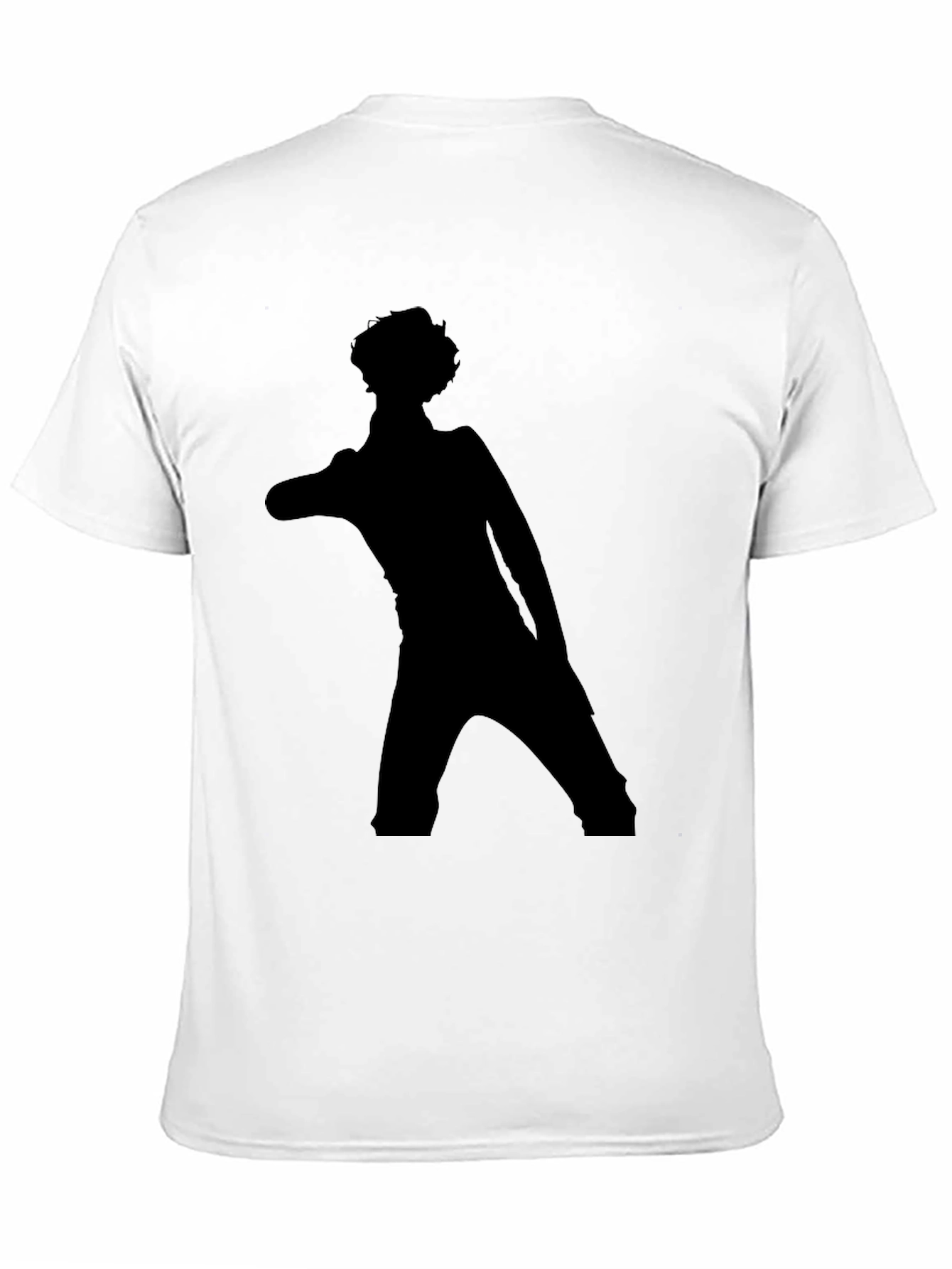 Stylish Black T-Shirt with Silhouette Graphic