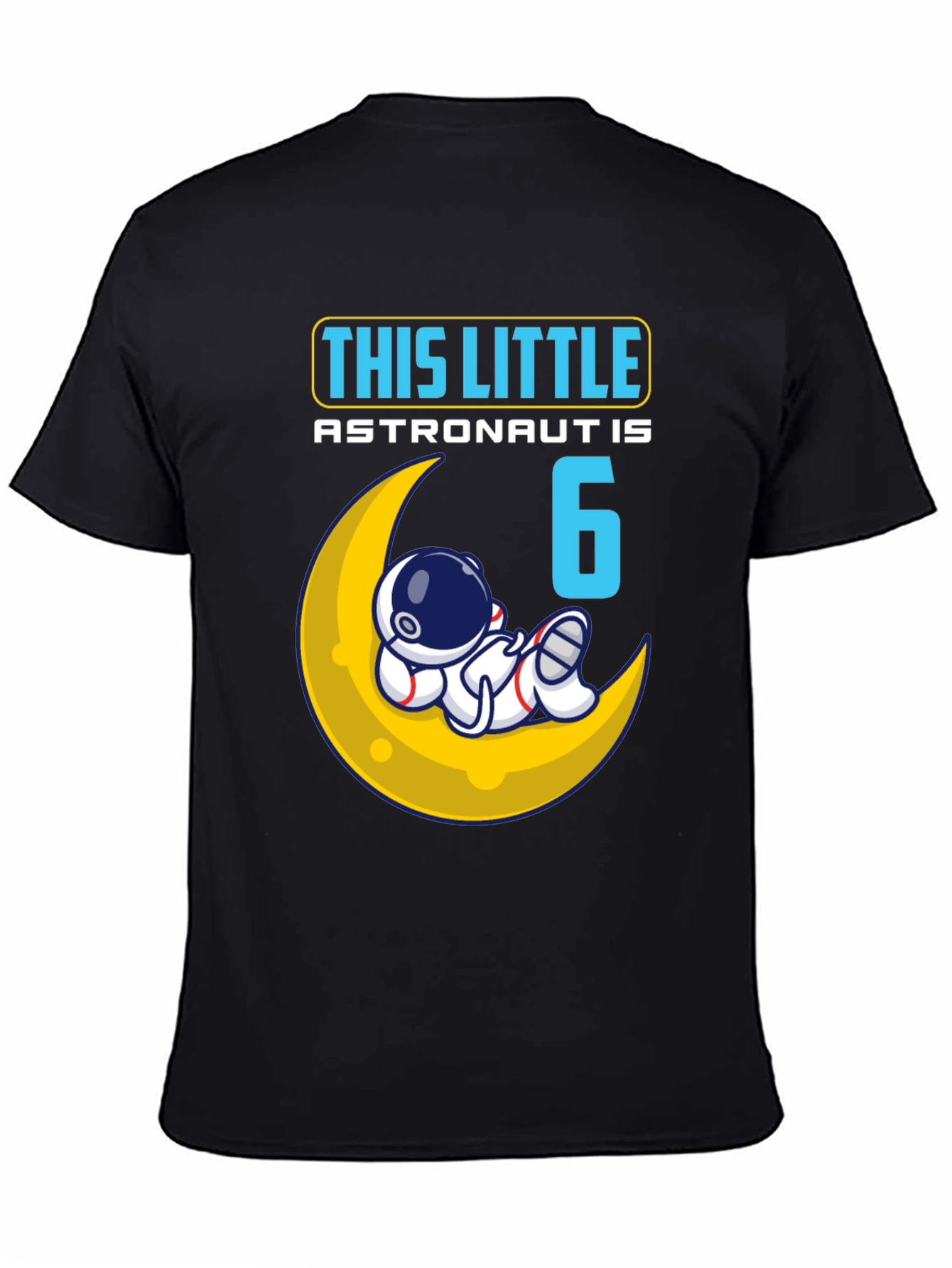 6th Birthday Astronaut T-Shirt - Space Theme