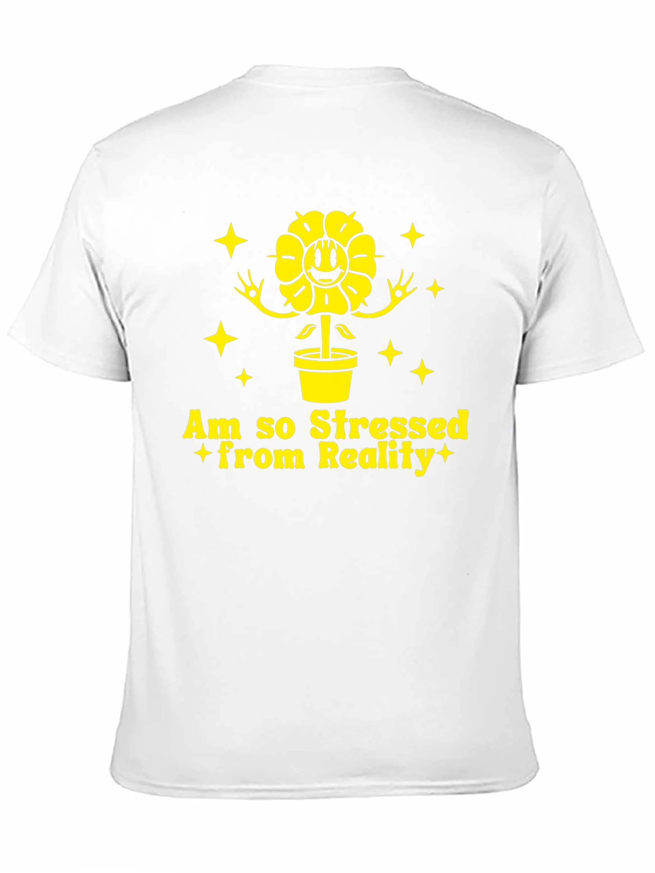 Stressed From Reality Black T-Shirt