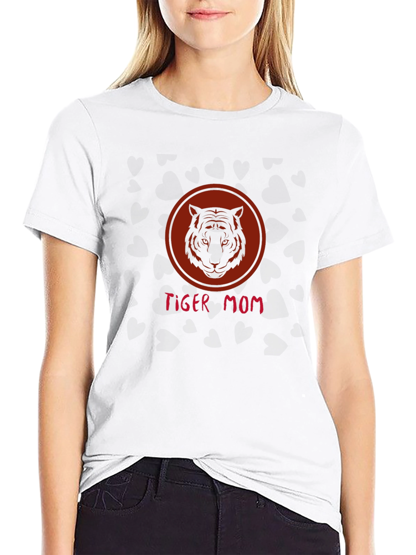 Tiger Mom Graphic Tee - Trendy Casual Shirt