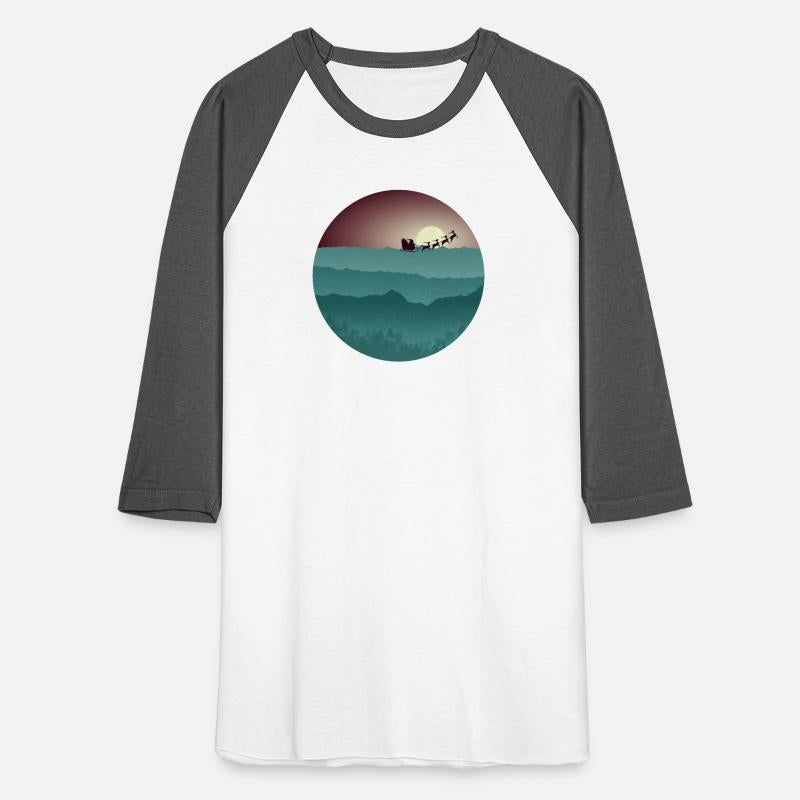 xmas landscape with santa