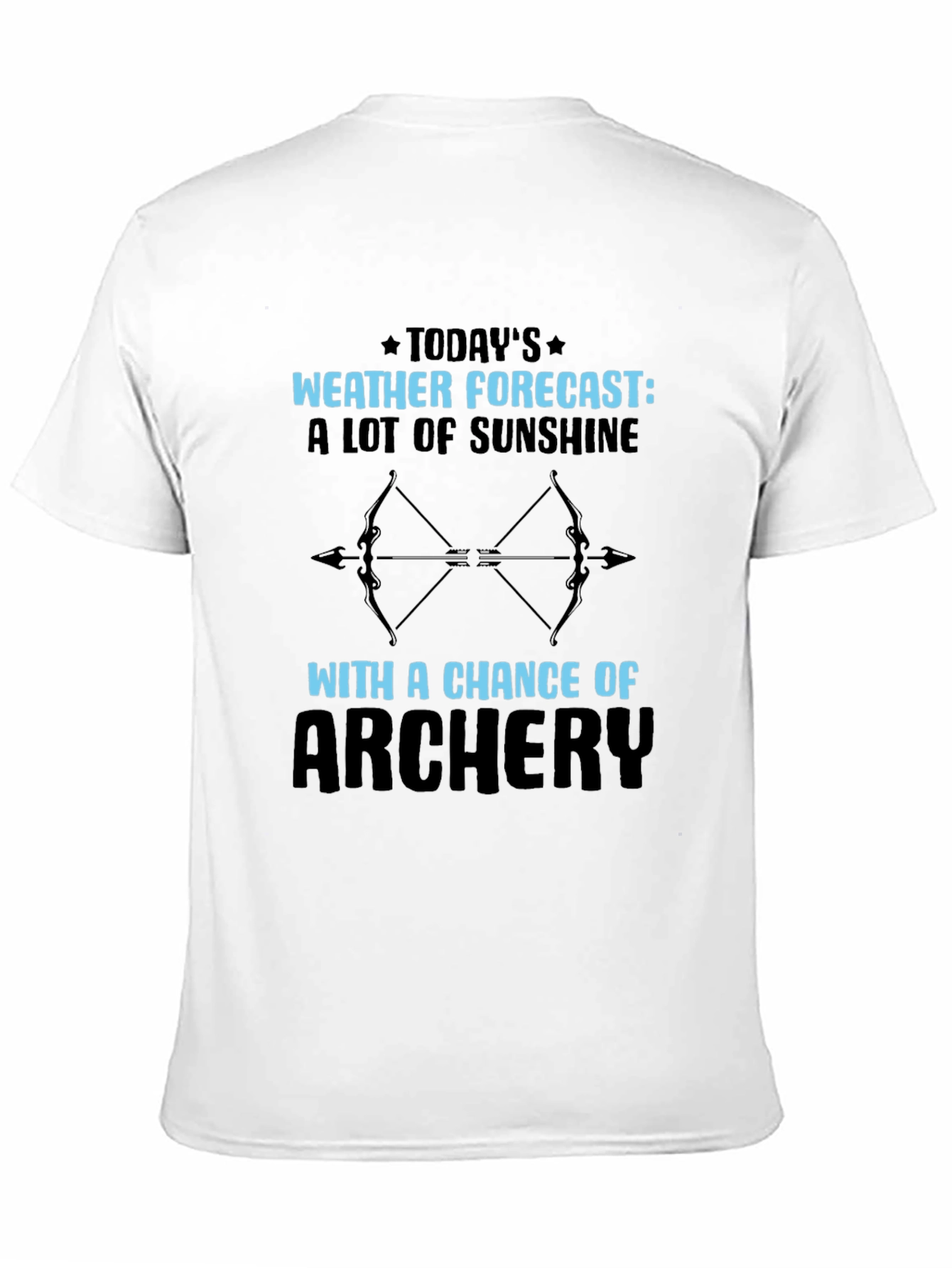 Archery Weather Forecast T-Shirt Outdoors Tee