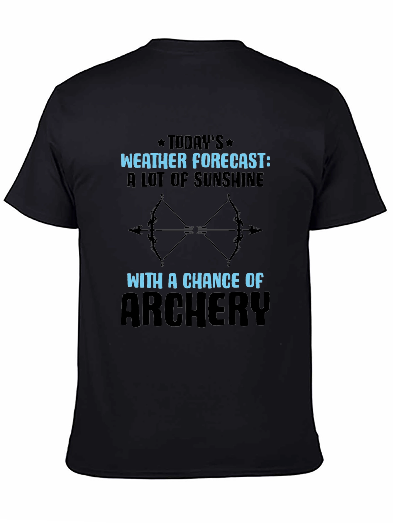 Archery Weather Forecast T-Shirt Outdoors Tee
