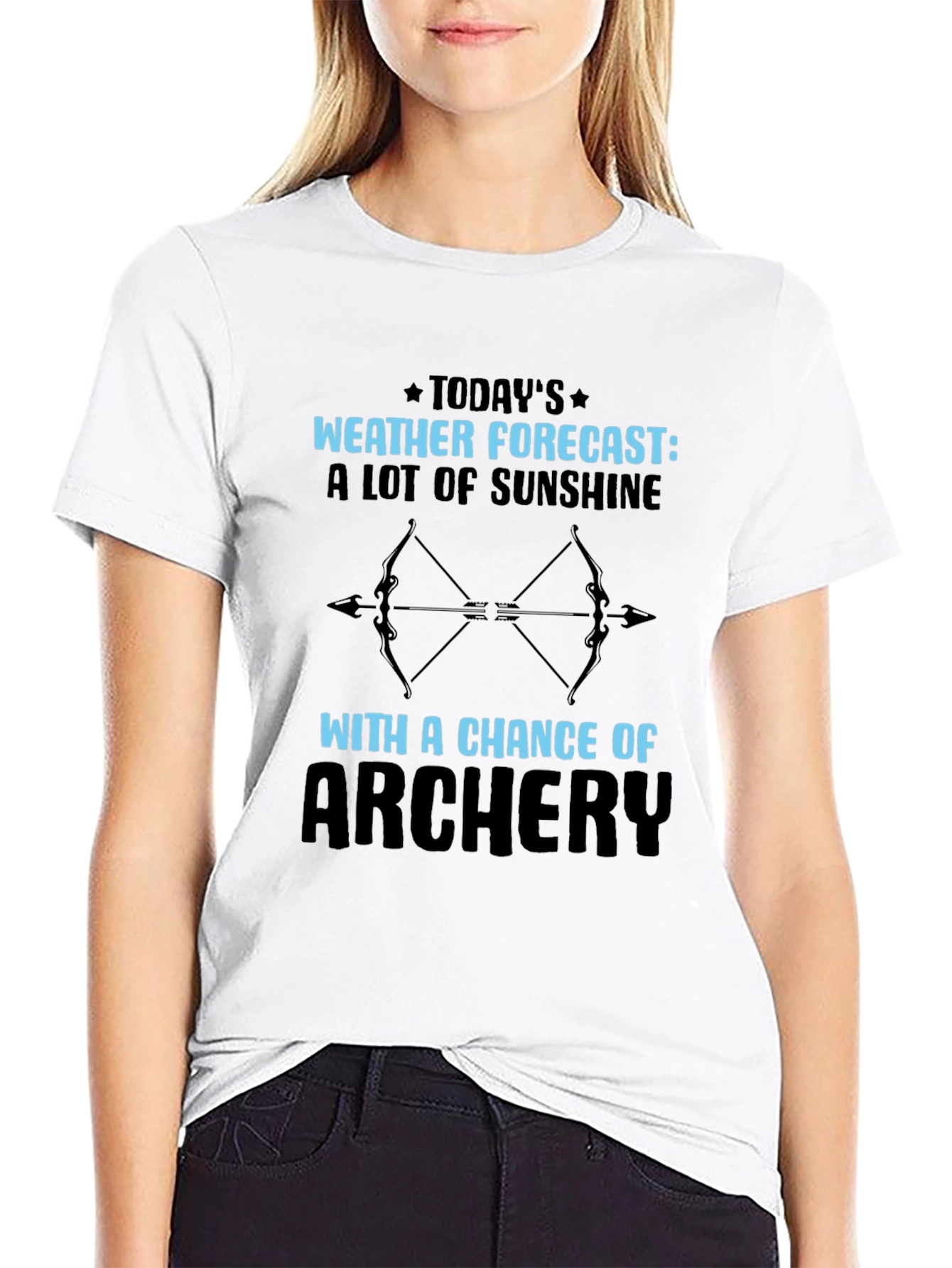 Archery Weather Forecast T-Shirt Outdoors Tee