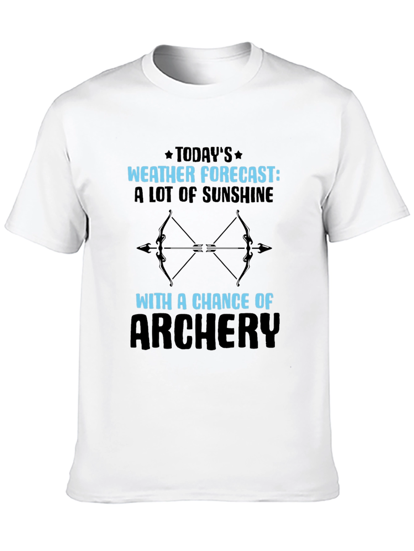 Archery Weather Forecast T-Shirt Outdoors Tee