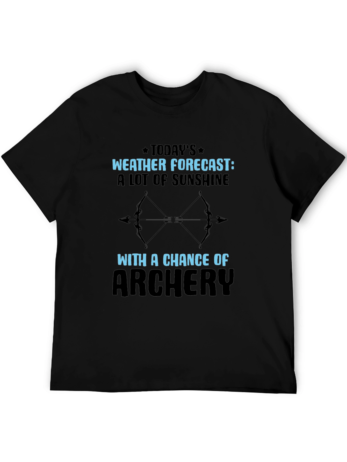 Archery Weather Forecast T-Shirt Outdoors Tee