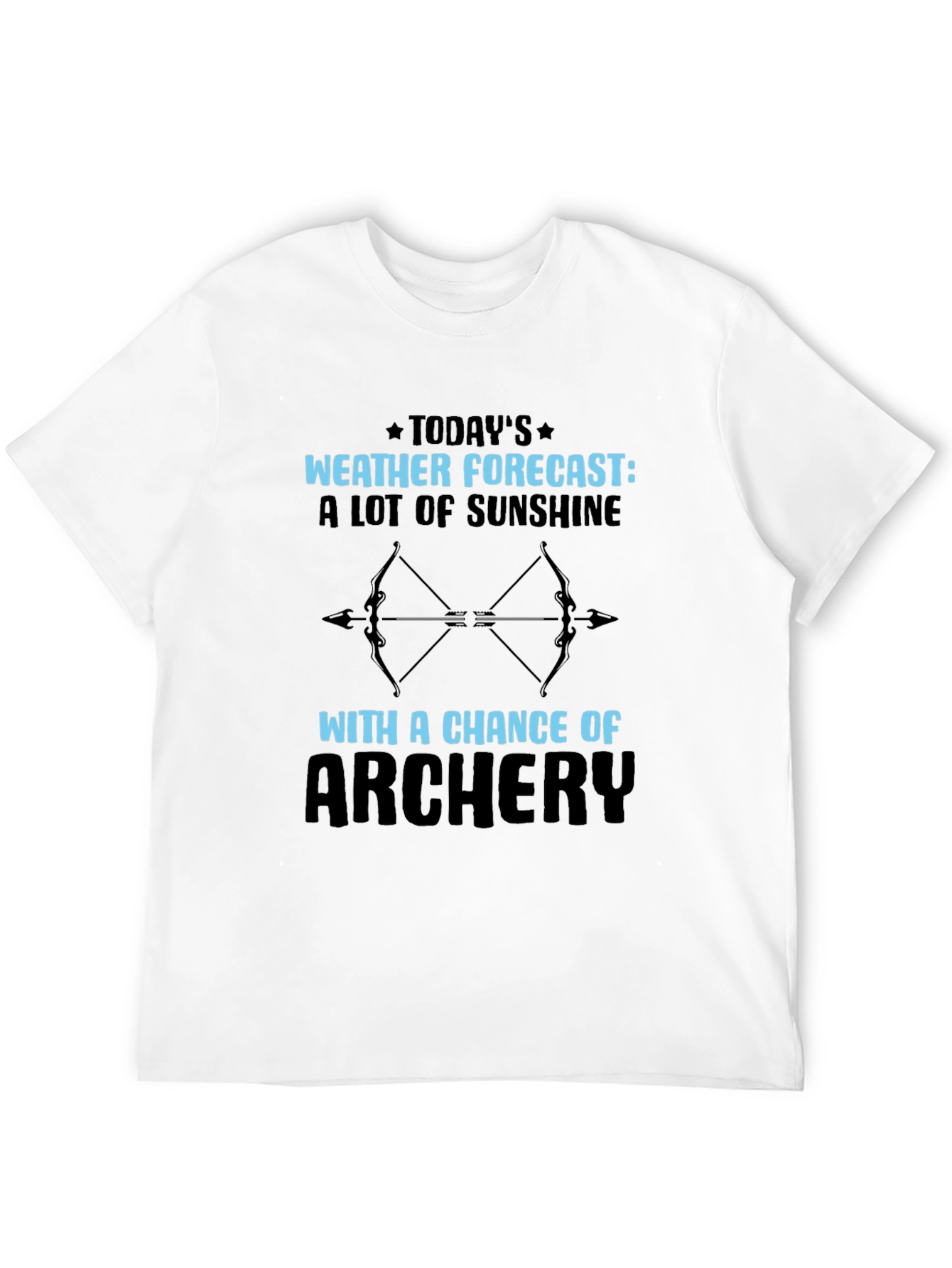 Archery Weather Forecast T-Shirt Outdoors Tee