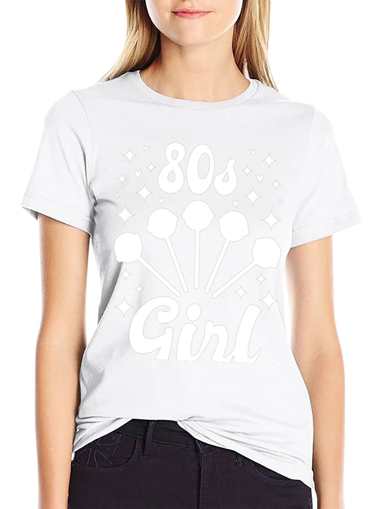 80s Girl Graphic T-Shirt - Retro Style