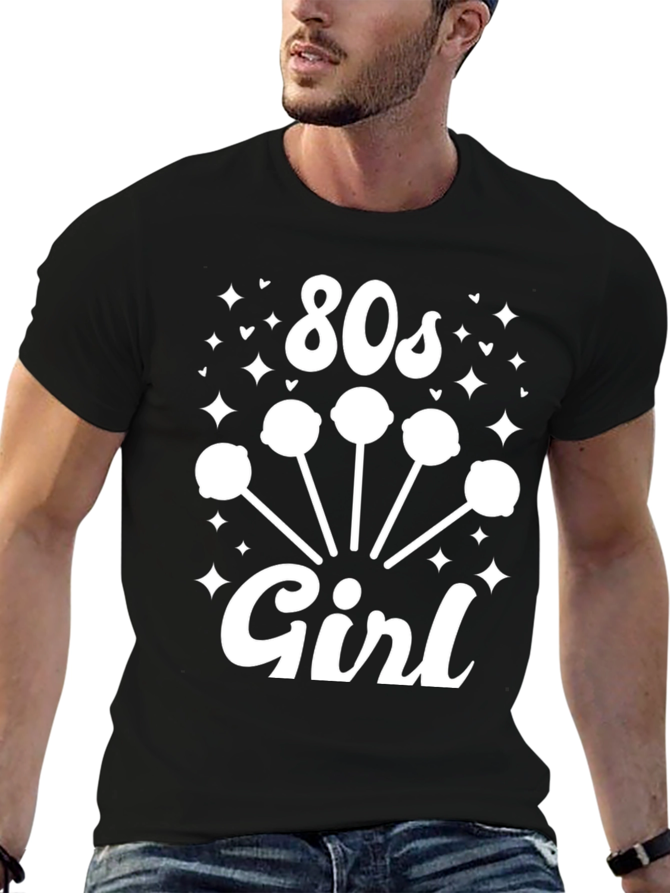 80s Girl Graphic T-Shirt - Retro Style