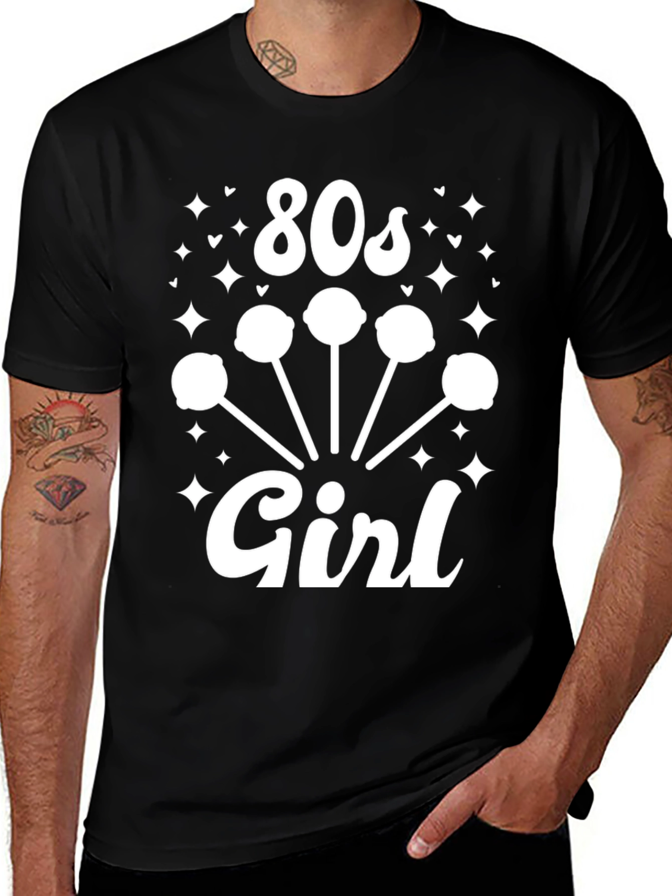 80s Girl Graphic T-Shirt - Retro Style