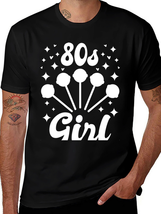 80s Girl Graphic T-Shirt - Retro Style