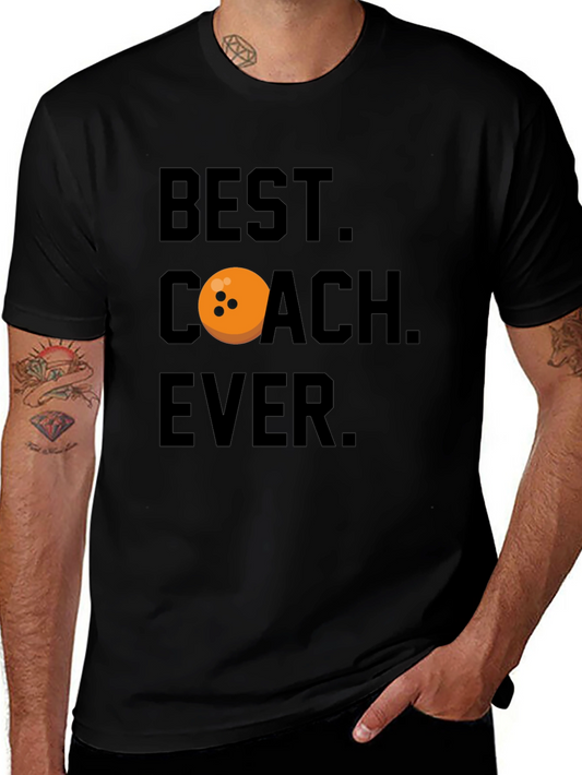 Best Coach Ever Bowling T-Shirt